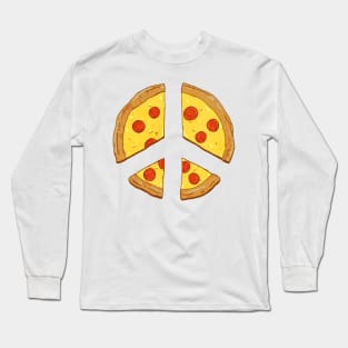 Peace of Pizza Long Sleeve T-Shirt